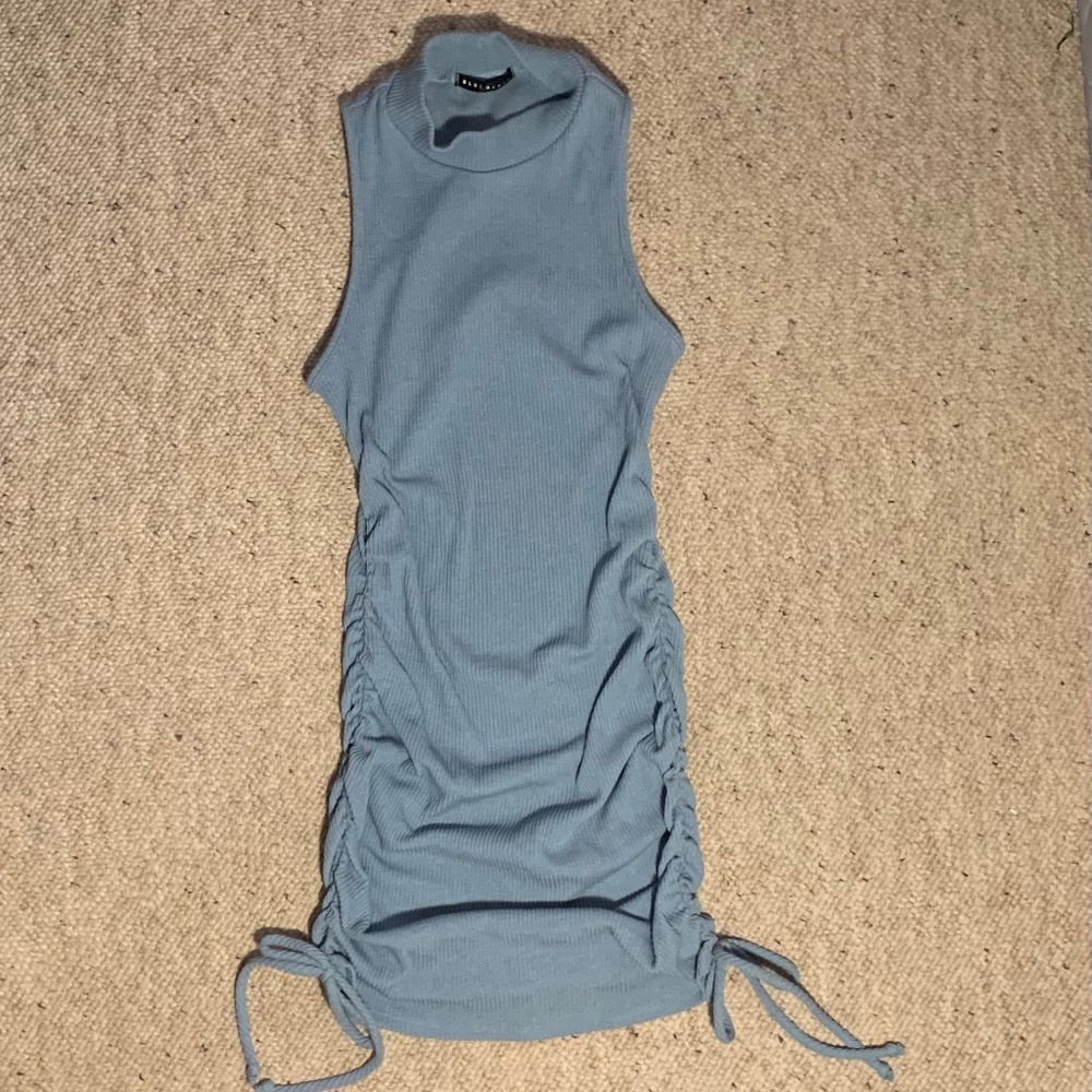 Blue tank dress size medium NWT